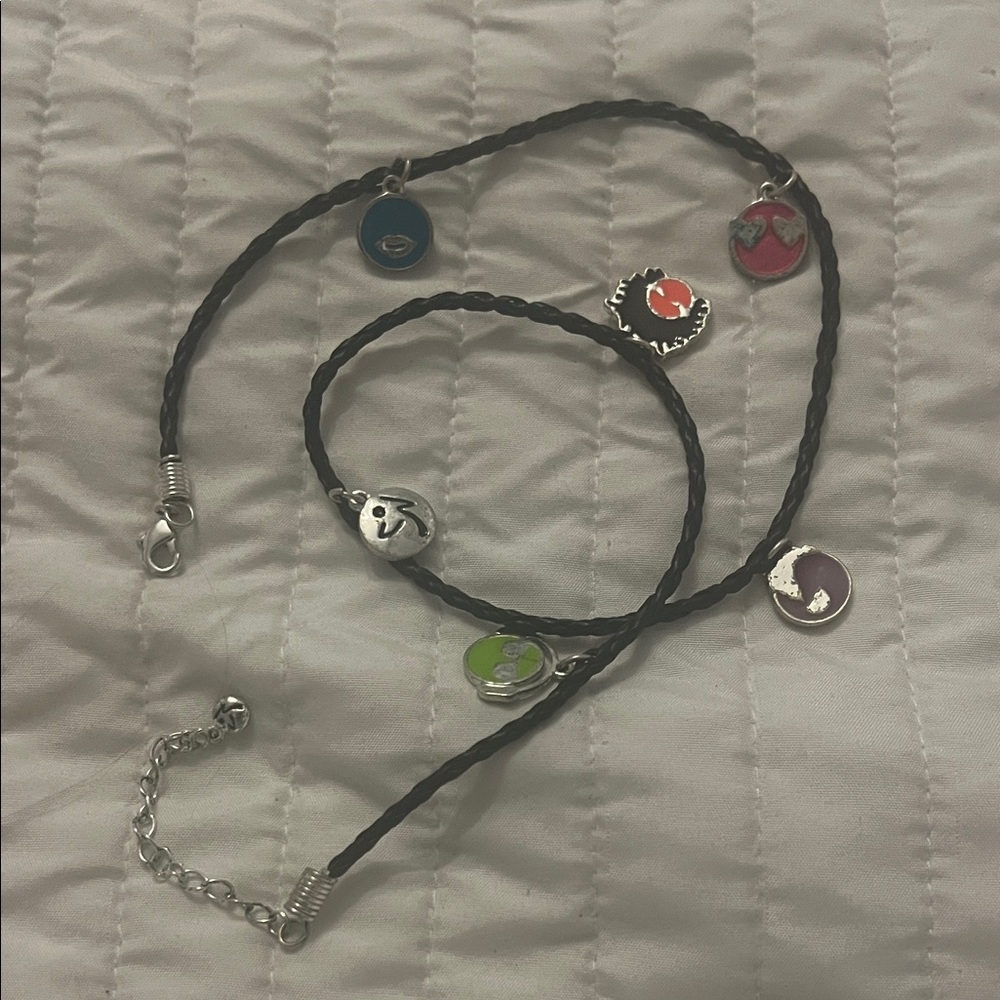 ZUMBA Black Braided Charm Bracelet